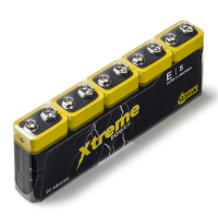 ⭐123ink Xtreme Power 6LR61 E-Block batteri | 5st