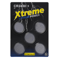 ⭐123ink Xtreme Power CR2430 Litium knappcellsbatteri 5-pack CR2430 ADR00065