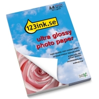 ⭐A4 300g 123ink fotopapper | Ultra Glossy | 20 ark  064140