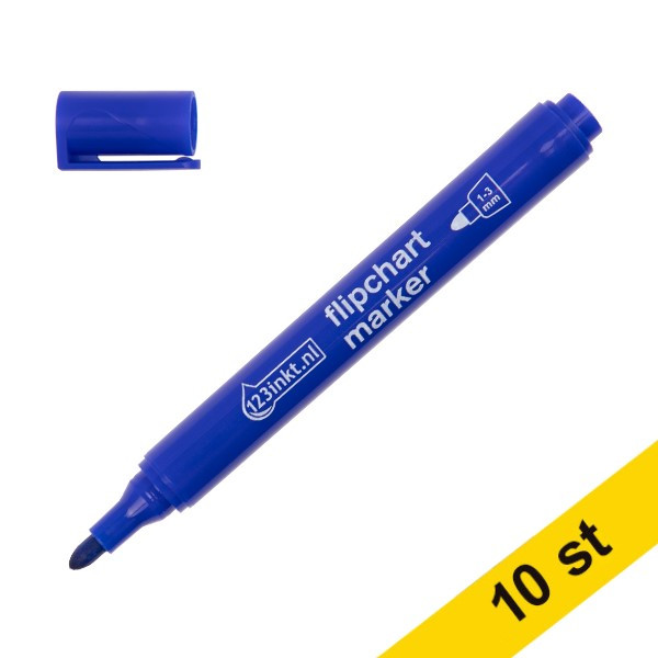 ⭐Blädderblockspenna 1.0mm - 3.0mm | 123ink | blå | 10st  390562 - 1