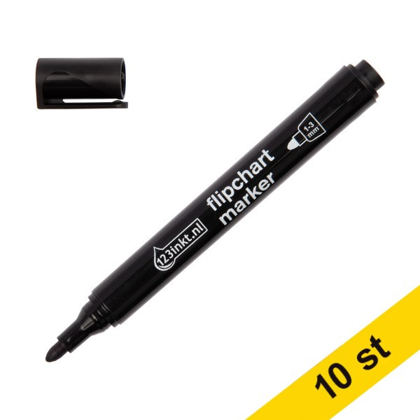 ⭐Blädderblockspenna 1.0mm - 3.0mm | 123ink | svart | 10st  390558 - 1