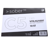 ⭐Kuvert C5 vit fukthäftade | toppöppning | Mayer 10st 83304100 238386