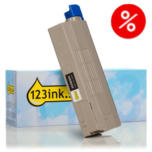 ⭐OKI 45396204 svart toner hög kapacitet (varumärket 123ink)  500558 - 1