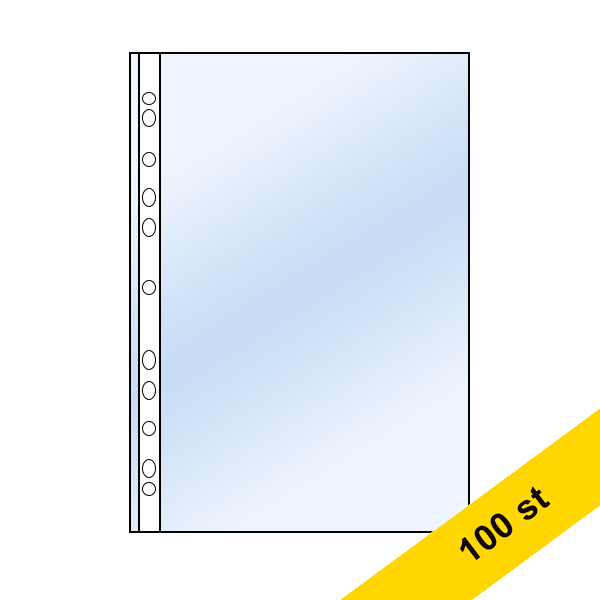 ⭐Plastficka A5 80my | 123ink | transparent | 100st K-15025C 300958 - 1