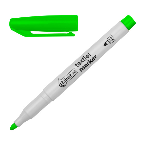 ⭐Textilpenna 1.0mm - 3.0mm | 123ink | ljusgrön 1047011C 33309 300848 - 1