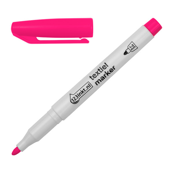 ⭐Textilpenna 1.0mm - 3.0mm | 123ink | rosa 1047009C 33308 300847 - 1