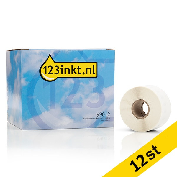 123ink LW650 2093093 | 99012 | breda adressetiketter | 12st 2093093C 089214 - 1