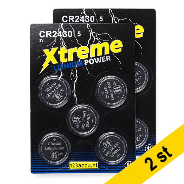 123ink Xtreme Power CR2430 Litium knappcellsbatteri 5-pack | 2st  ADR00086 - 1
