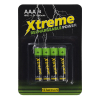 123ink Xtreme Power uppladdningsbara AAA | HR03 Ni-Mh batteri 4-pack