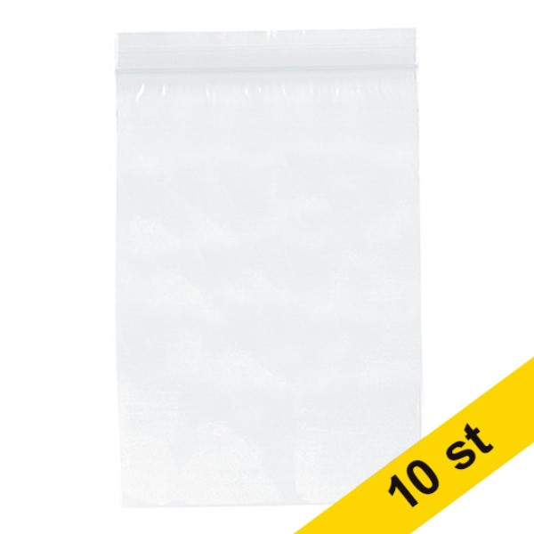 123inkt Blixtlåspåse 60mm x 80mm | 100st x10 $$  300756 - 1