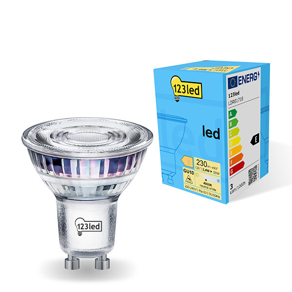 123inkt LED Spotlight GU10 | 4000K | 2.4W 72835200c LDR01718 - 1