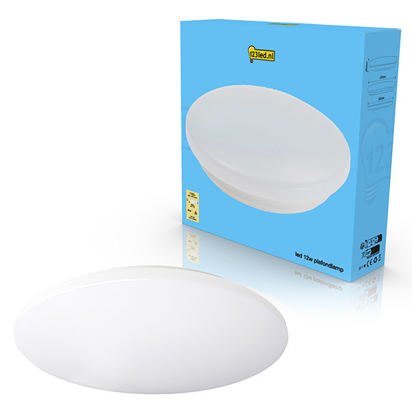 123inkt LED plafond | 3000K | Ø 27cm | IP44 | 12W  LDR02030 - 1