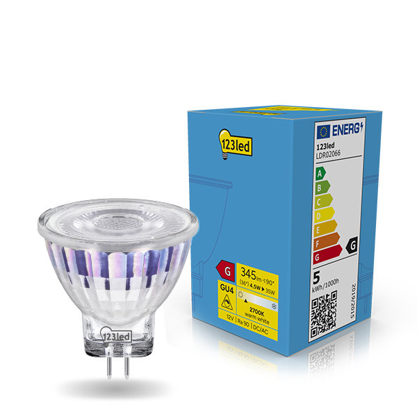 123inkt LED spotlight GU4 | 2700K | 4.5W | dimbar  LDR02066 - 1