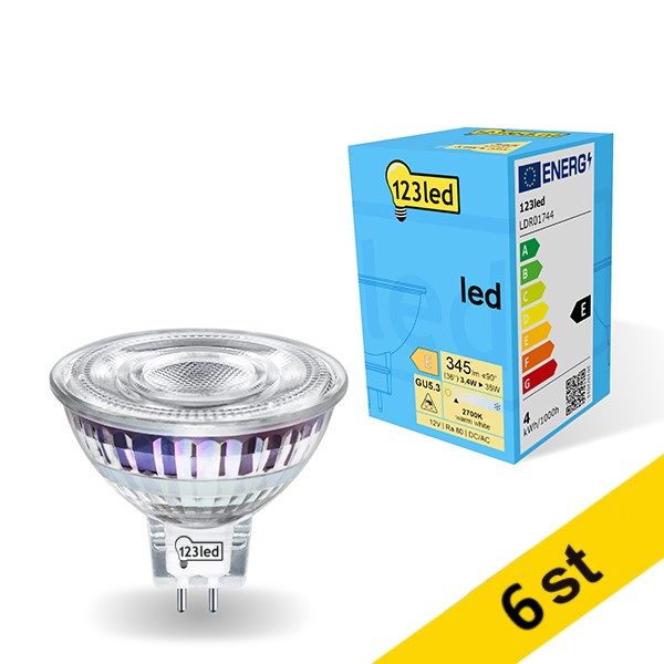 123inkt LED spotlight GU5.3 | MR16 | 3.4W | 6st  LDR01745 - 1