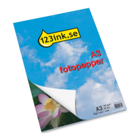 A3 125g 123ink fotopapper | High Colour Matte | 20 ark $$