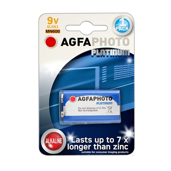 Agfaphoto 6LR61 E-block 9V batteri 110-802596 290008 - 1