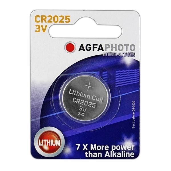 Agfaphoto CR2025 Lithium knappcellsbatteri 150-803425 290034 - 1