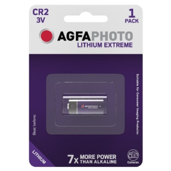 Agfaphoto CR2 Lithium batteri 120-802602 290016 - 1