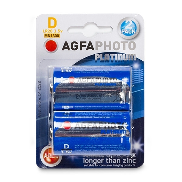 Agfaphoto D/LR20 batteri 2-pack | 12st  290045 - 1