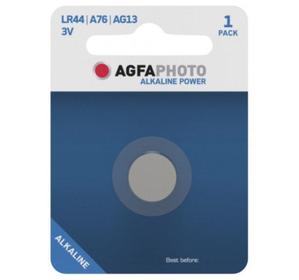 Agfaphoto LR44/AG13 Alkaline knappcellsbatteri 150-803470 290042 - 1