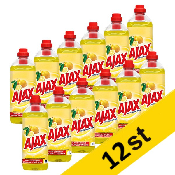 Ajax | Allrengöringsmedel Lemon | 1000ml | 12st  SAJ00045 - 1