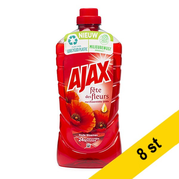 Ajax | Allrengöringsmedel Red flower | 1000ml | 8st  SAJ00033 - 1