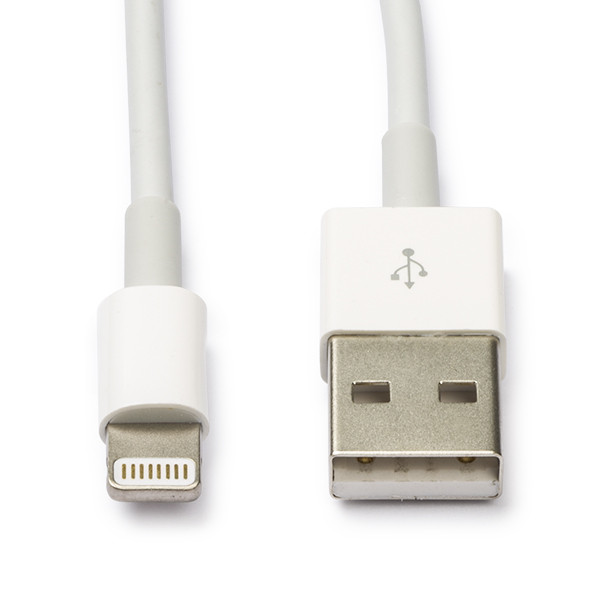 Apple Lightning till USB-A laddningskabel | 0.5m vit 3994350006 ME291AM/A K070501001 - 1