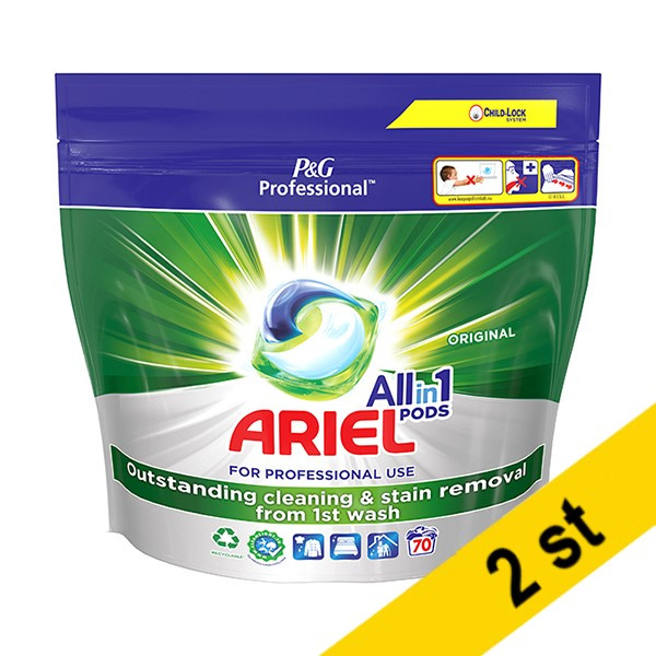 Ariel Tvättkapslar | Ariel All-In-1 Professional | 70 x2 kapslar  SAR05213 - 1