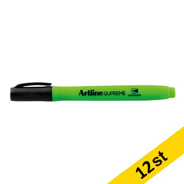 Artline Överstrykningspenna | Artline Supreme | neongrön | 12st EPF-600F.GREEN 501304 - 1