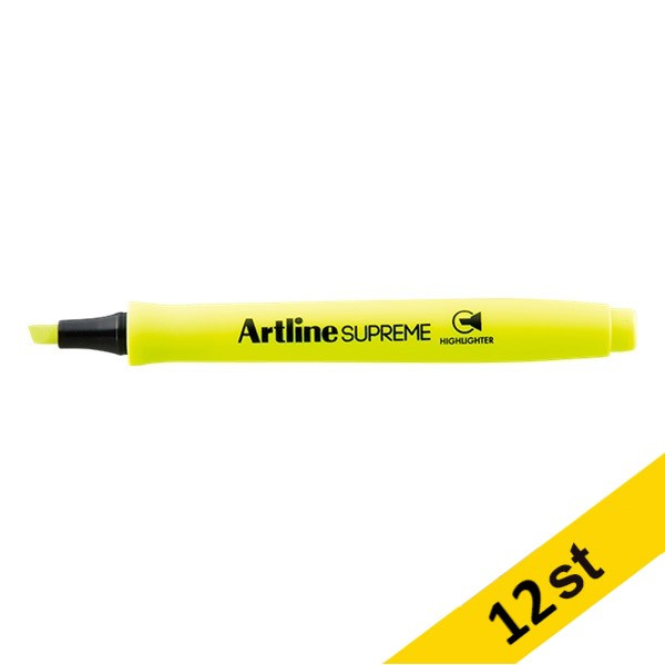 Artline Överstrykningspenna | Artline Supreme | neongul | 12st EPF-600F.YELLOW 501306 - 1