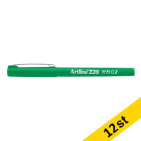 Artline Fineliner 0.2mm | Artline 220 Superfine 0.2 | grön 12st EK-220GREEN 501227