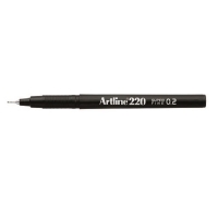 Artline Fineliner 0.2mm | Artline 220 Superfine 0.2 | svart 0642203 238364