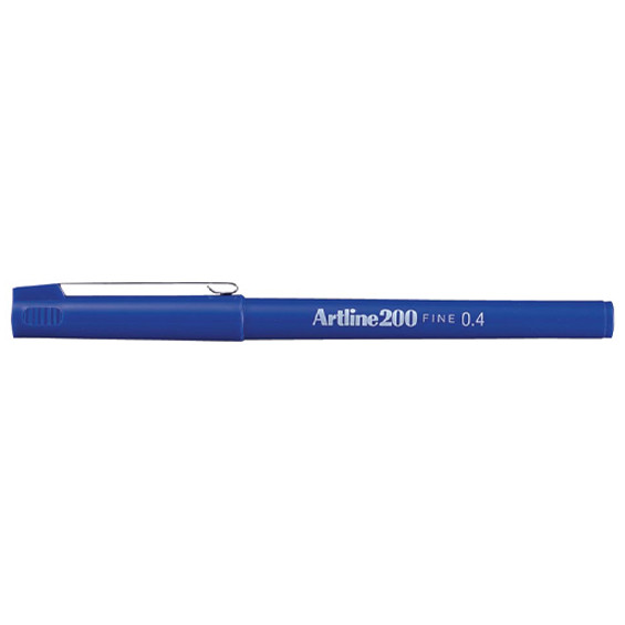 Artline Fineliner 0.4mm | Artline 200 Fine 0.4 | blå 0643201 238525 - 1
