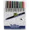 Artline Fineliner 0.4mm |  Artline 200 Fine 0.4 | färg sorterad 8st EK-200-8/W 501221 - 2