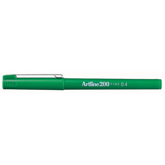 Artline Fineliner 0.4mm | Artline 200 Fine 0.4 | grön 0643204 238523 - 1