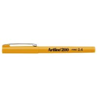Artline Fineliner 0.4mm | Artline 200 Fine 0.4 | gul  238522