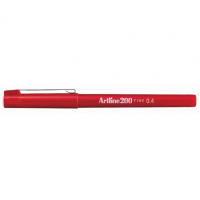 Artline Fineliner 0.4mm | Artline 200 Fine 0.4 | röd 0643202 238524