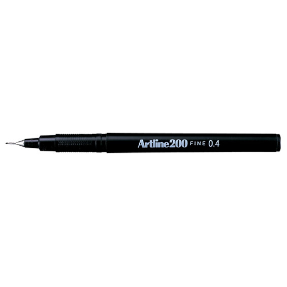 Artline Fineliner 0.4mm | Artline 200 Fine 0.4 | svart 0643203 238363 - 1
