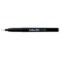 Artline Fineliner 0.4mm | Artline 200 Fine 0.4 | svart 0643203 238363