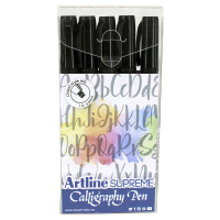 Artline Kalligrafipenna 1.0-5.0mm | Artline Supreme | svart 5st EPF-240/5W/1 360060