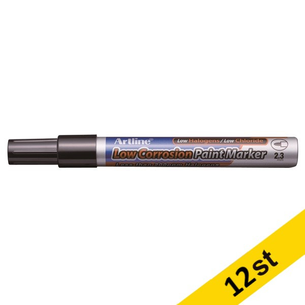 Artline Low Corrosion Marker 2.3mm | Artline | svart | 12st EK-420BLACK 501268 - 1