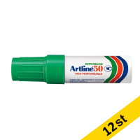 Artline Märkpenna permanent 3.0-6.0mm | Artline 50 | grön | 12st EK-50GREEN 501028