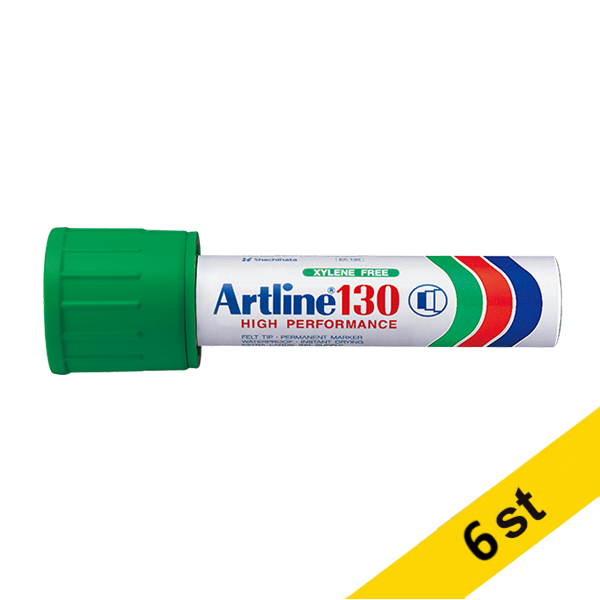 Artline Märkpenna permanent 30mm | Artline 130 | grön | 6st EK-130GREEN 501017 - 1
