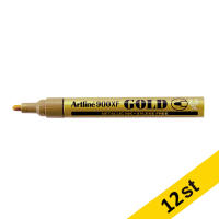 Artline Metallic Marker permanent 2.3mm | Artline 900XF | guld | 12st EK-900XFGOLD 500920