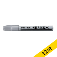 Artline Metallic Marker permanent 2.3mm | Artline 900XF | silver | 12st EK-900XFSILVER 500922