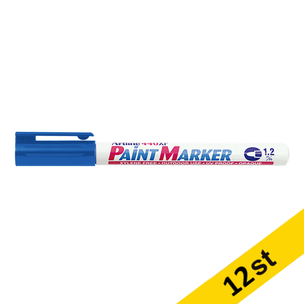 Artline Paint Marker permanent 1.2mm | Artline 440XF | blå | 12st EK-440XFBLUE 500908 - 1