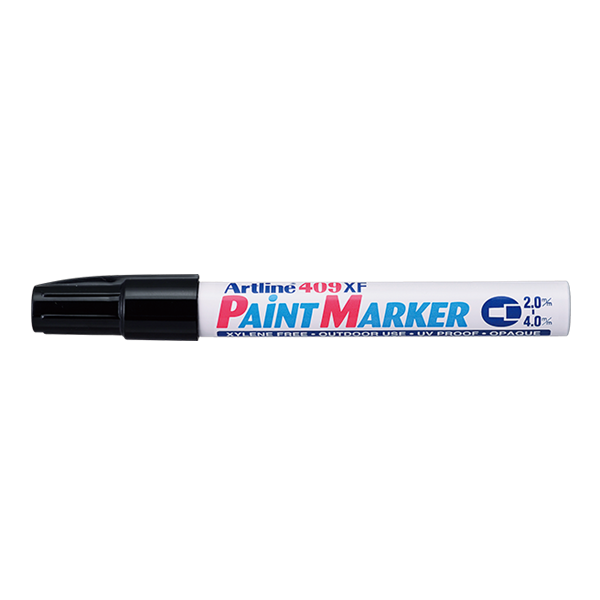 Artline Paint Marker permanent 2-4mm | Artline 409XF | svart EK-409XFBLACK 500905 - 1