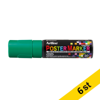 Artline Poster Marker 20mm | Artline | grön | 6st EPP-20GREEN 500972