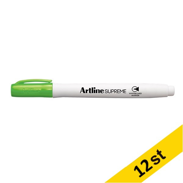 Artline Whiteboardpenna 1.5mm | Artline Supreme | ljusgrön | 12st EPF-507YELLOW/GREEN 501389 - 1