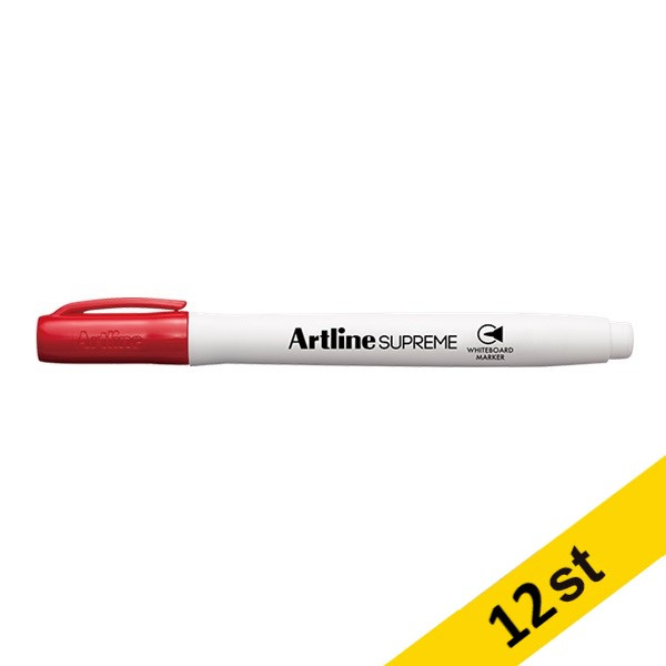 Artline Whiteboardpenna 1.5mm | Artline Supreme | röd | 12st EPF-507RED 501395 - 1